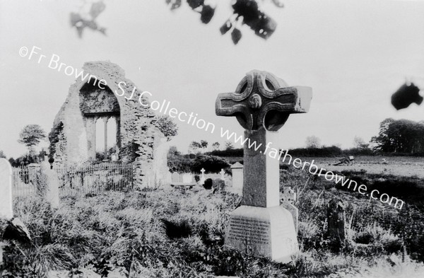 CROSS AND CHURCH FROM S.W.